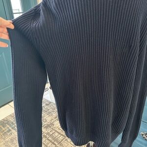 Nautica Ribbed Knit Sweater in Dark Navy EUC Men’s Sz XXLG